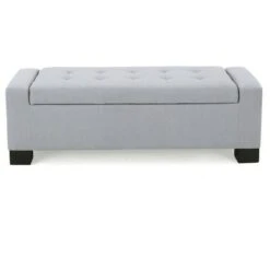Lawton Storage Ottoman - Christopher Knight Home Dark Blue -Ottomans Official Shop unnamed file 8571