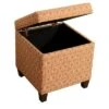Sunshine Storage Cube Ottoman - Orange - HomePop -Ottomans Official Shop unnamed file 8572
