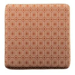 Sunshine Storage Cube Ottoman - Orange - HomePop -Ottomans Official Shop unnamed file 8575
