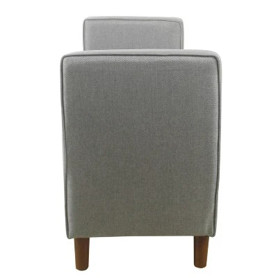 Rimo Upholstered Storage Bench - HomePop Cream 5 Rimo Upholstered Storage Bench - HomePop Cream - Image 3