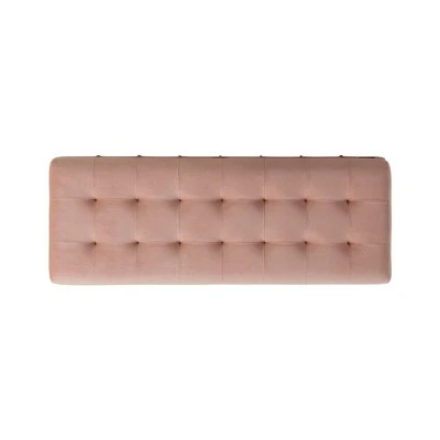 Jude Tufted Storage Ottoman - Picket House Furnishings Blush 7 Jude Tufted Storage Ottoman - Picket House Furnishings Blush - Image 5
