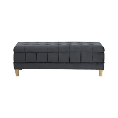 Jude Tufted Storage Ottoman - Picket House Furnishings Blush 16 Jude Tufted Storage Ottoman - Picket House Furnishings Blush - Image 14