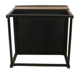 Wood and Metal Upholstered Storage Ottoman - HomePop Gray 25 Wood and Metal Upholstered Storage Ottoman - HomePop Gray -Ottomans Official Shop unnamed file 8700