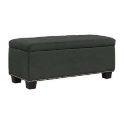 Lafayette Tufted Storage Ottoman - Handy Living Gray -Ottomans Official Shop unnamed file 8708
