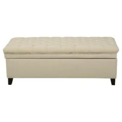 Juliana Storage Ottoman - Christopher Knight Home Beige -Ottomans Official Shop unnamed file 8721