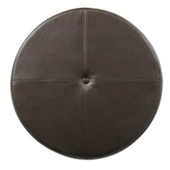 Large Faux Leather Storage Bench Chocolate Brown - HomePop -Ottomans Official Shop unnamed file 8771