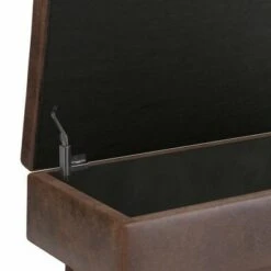 Small Ethan Rectangular Storage Ottoman - WyndenHall Midnight Black -Ottomans Official Shop unnamed file 8784