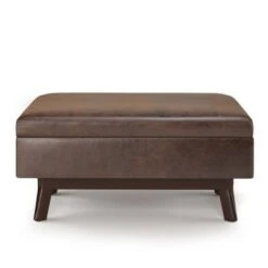 Small Ethan Rectangular Storage Ottoman - WyndenHall Midnight Black -Ottomans Official Shop unnamed file 8786