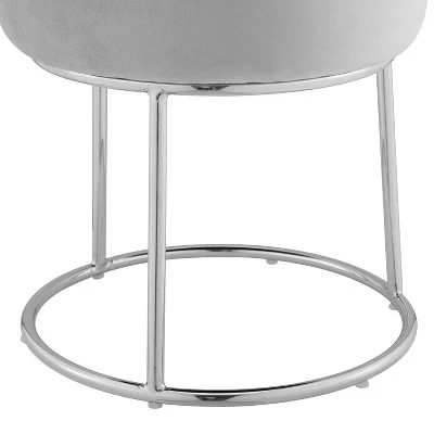 Bandi Accent Vanity Stool - Linon Green 4 Bandi Accent Vanity Stool - Linon Green - Image 2