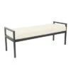Modern Metal Sherpa Bench Cream - HomePop -Ottomans Official Shop unnamed file 881