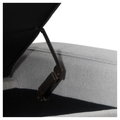 Hikaru Storage Ottoman - Christopher Knight Home Ivory 4 Hikaru Storage Ottoman - Christopher Knight Home Ivory - Image 2