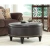 OSP Home Furnishings Augusta Storage Ottoman Bonded Leather - INSPIRED by Bassett -Ottomans Official Shop unnamed file 8828