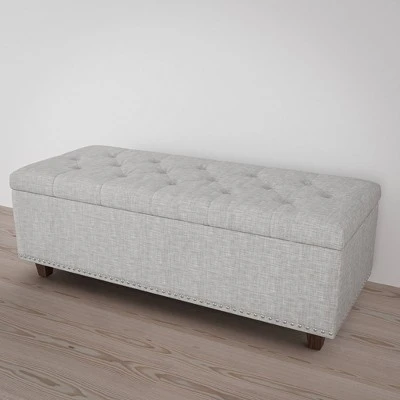 Storage Ottoman - Brookside Home Stone 9 Storage Ottoman - Brookside Home Stone - Image 7