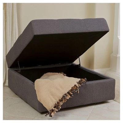 Chatsworth Storage Ottoman - Christopher Knight Home Navy 3 Chatsworth Storage Ottoman - Christopher Knight Home Navy