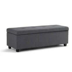 48" Cambridge Storage Ottoman - Wyndenhall Natural Linen Look Fabric 26 48" Cambridge Storage Ottoman - Wyndenhall Natural Linen Look Fabric -Ottomans Official Shop unnamed file 8875