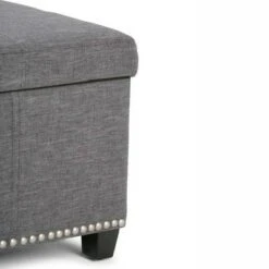 48" Large Stanford Storage Ottoman Linen Look Fabric - WyndenHall Slate Gray Linen Look Fabric 13 48" Large Stanford Storage Ottoman Linen Look Fabric - WyndenHall Slate Gray Linen Look Fabric -Ottomans Official Shop unnamed file 8879