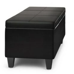 Halsey Storage Ottoman Bench - WyndenHall Midnight Black 14 Halsey Storage Ottoman Bench - WyndenHall Midnight Black -Ottomans Official Shop unnamed file 8923