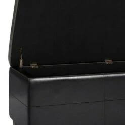 Halsey Storage Ottoman Bench - WyndenHall Midnight Black 15 Halsey Storage Ottoman Bench - WyndenHall Midnight Black -Ottomans Official Shop unnamed file 8924