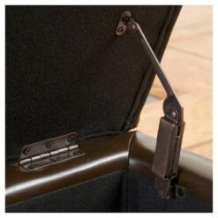 York Bonded Leather Storage Ottoman Bench - Christopher Knight Home Brown