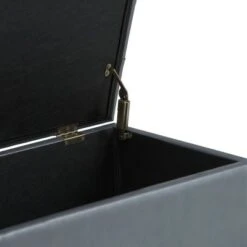 34" Marlowe Storage Ottoman Bench - WyndenHall Midnight Black -Ottomans Official Shop unnamed file 8949