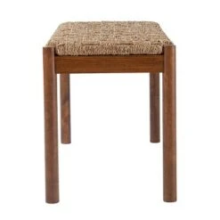 Dunhor Coastal 39.25" Natural Seagrass Bench Brown - Aiden Lane -Ottomans Official Shop unnamed file 895