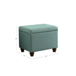 Storage Ottoman Bench Aqua - HomePop -Ottomans Official Shop unnamed file 8984