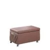 Ore International Storage Bench with Caster Wheels/Side Pockets Beige 1 Ore International Storage Bench with Caster Wheels/Side Pockets Beige -Ottomans Official Shop unnamed file 9005
