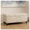 Luke Fabric Storage Ottoman Bench Beige - Christopher Knight Home -Ottomans Official Shop unnamed file 9011
