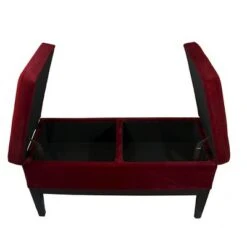 Tufted Dual Lift Storage Bench Red - Ore International -Ottomans Official Shop unnamed file 9057