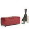 Franklin Storage Ottoman - WyndenHall Red -Ottomans Official Shop unnamed file 9058