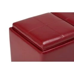 Franklin Storage Ottoman - WyndenHall Red 27 Franklin Storage Ottoman - WyndenHall Red -Ottomans Official Shop unnamed file 9061