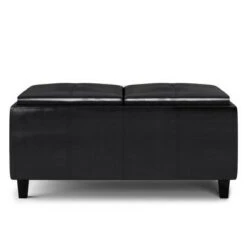 Franklin 2 Tray Storage Ottoman - WyndenHall Tanners Brown -Ottomans Official Shop unnamed file 9125