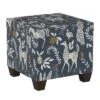 Pattern Fairland Square Storage Ottoman - Threshold™ Blue Animal Print