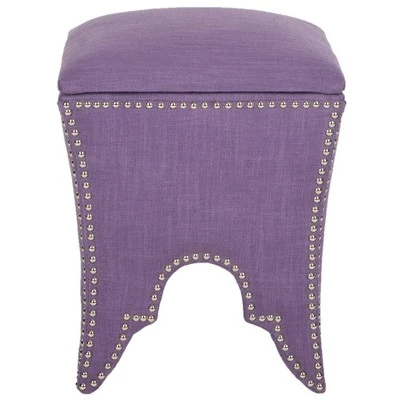 Valentin Ottoman - Safavieh Pink 7 Valentin Ottoman - Safavieh Pink - Image 5