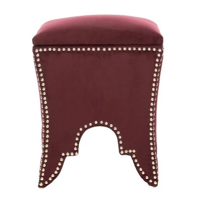 Valentin Ottoman - Safavieh Pink 10 Valentin Ottoman - Safavieh Pink - Image 8