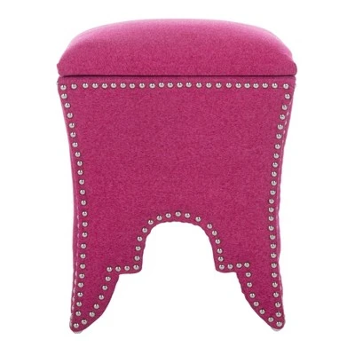 Valentin Ottoman - Safavieh Pink 13 Valentin Ottoman - Safavieh Pink - Image 11