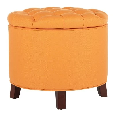 Amelia Tufted Storage Ottoman - Safavieh Light Green 14 Amelia Tufted Storage Ottoman - Safavieh Light Green - Image 12