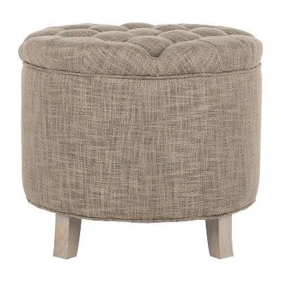 Amelia Tufted Storage Ottoman - Safavieh Light Green 17 Amelia Tufted Storage Ottoman - Safavieh Light Green - Image 15