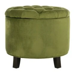 Amelia Tufted Storage Ottoman - Safavieh Light Green 41 Amelia Tufted Storage Ottoman - Safavieh Light Green -Ottomans Official Shop unnamed file 9249