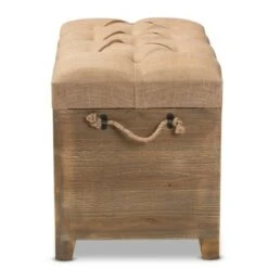 2pc Clement Fabric Upholstered Wood Spindle Storage Ottoman Trunk Set Beige/Brown - Baxton Studio 20 2pc Clement Fabric Upholstered Wood Spindle Storage Ottoman Trunk Set Beige/Brown - Baxton Studio -Ottomans Official Shop unnamed file 9270