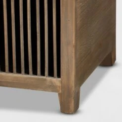 2pc Clement Fabric Upholstered Wood Spindle Storage Ottoman Trunk Set Beige/Brown - Baxton Studio 24 2pc Clement Fabric Upholstered Wood Spindle Storage Ottoman Trunk Set Beige/Brown - Baxton Studio -Ottomans Official Shop unnamed file 9274