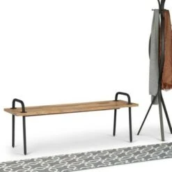 55" Sera Entryway Bench Natural - WyndenHall