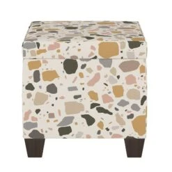 Fairland Storage Ottoman Terrazzo Mustard - Threshold™