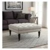 Isabelle Square Tufted Ottoman - Linon Natural -Ottomans Official Shop unnamed file 936