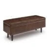 Blanchette Mid Century Rectangular Storage Ottoman - WyndenHall Distressed Chestnut Brown -Ottomans Official Shop unnamed file 9376