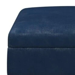 Ethan Square Coffee Table Storage Ottoman Distressed Dark Blue - WyndenHall -Ottomans Official Shop unnamed file 9404
