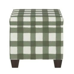 Fairland Storage Ottoman Buffalo Square Sage - Threshold™