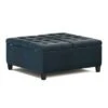Elliot Coffee Table Storage Ottoman Distressed Dark Blue - WyndenHall -Ottomans Official Shop unnamed file 9410