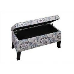 Designs4Comfort Winslow Storage Ottoman - Breighton Home Gray Flora -Ottomans Official Shop unnamed file 9446