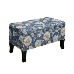 Designs4Comfort Winslow Storage Ottoman - Breighton Home Gray Flora -Ottomans Official Shop unnamed file 9448